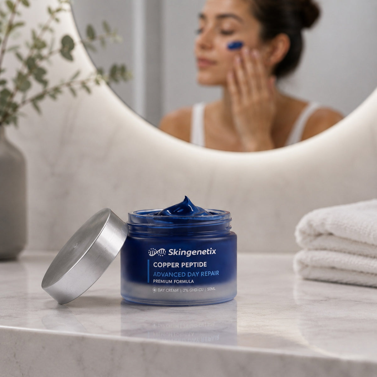 Skingenetix copper peptide ghk cu day gel cream