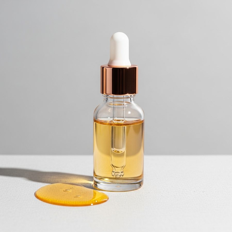 Matrixyl Serum - golden amber dropper bottle